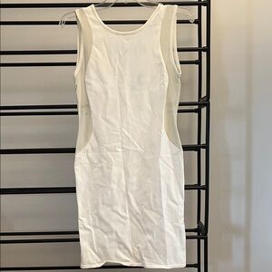 WOW Couture Ivory and Cream Textured Dress